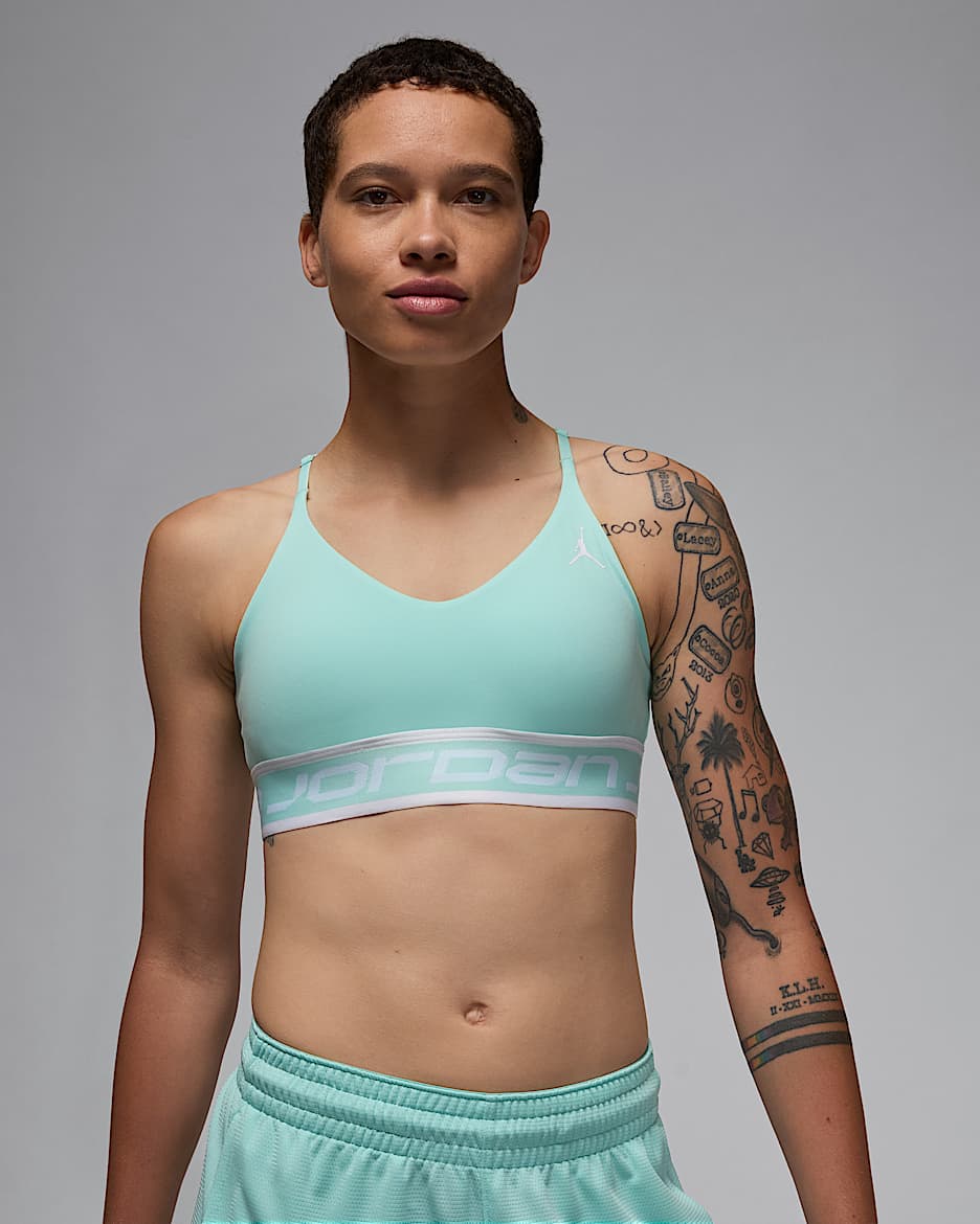 Nike performance indy logo bra best sale